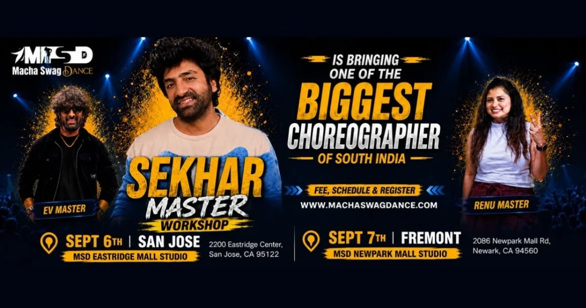 Tollywood CELEBRITY Sekhar Master Dance Workshop