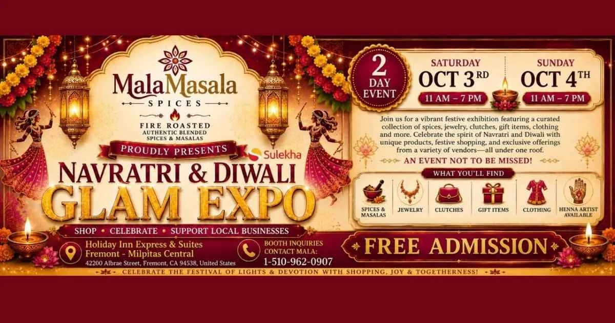 Navratri & Diwali Glam Expo California  Vendor Booth Registration & Entry Passes