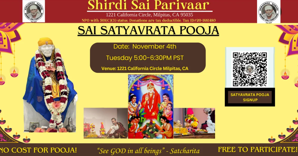 SAI SATYAVRATA POOJA