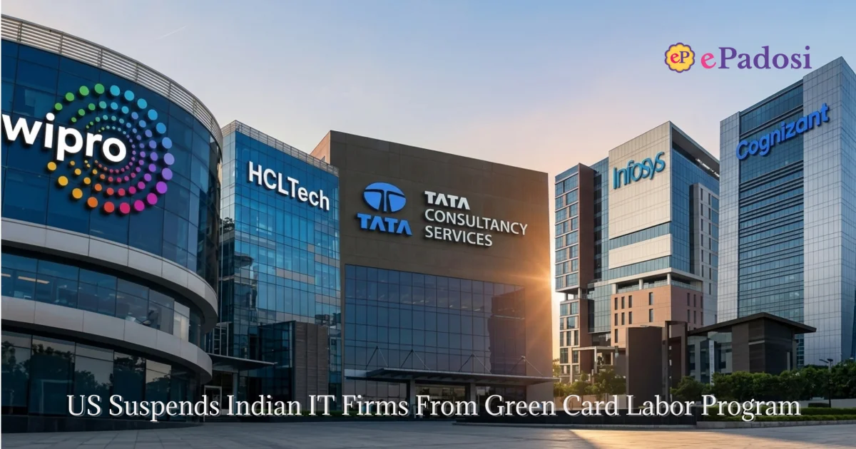 US Suspends Microsoft and Major Indian IT Firms From Green Card Labor Program