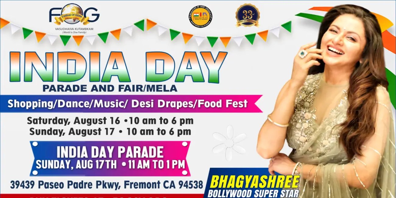 FOGSV 2025 – Bay Area’s Biggest Indian Independence Day Celebration Returns to Fremont!