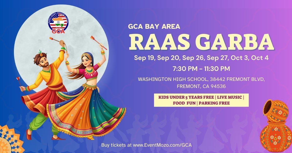 GCA Bay Area Raas Garba: 2025