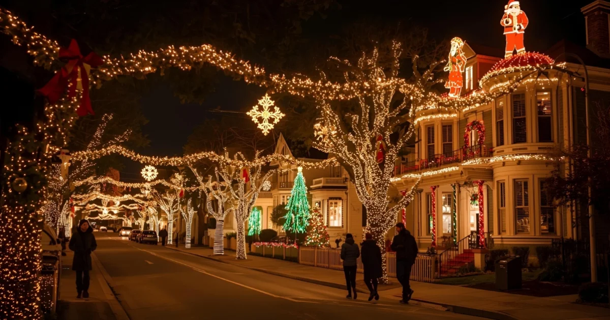 Best places for Christmas lights in Bay Area 2025