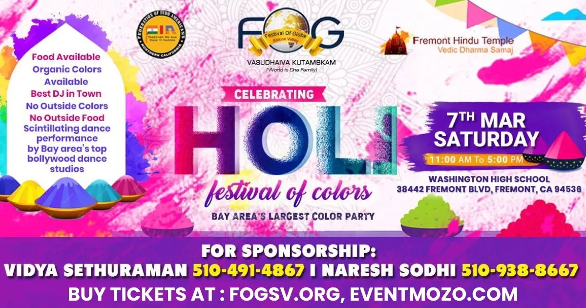 Fog holi banner