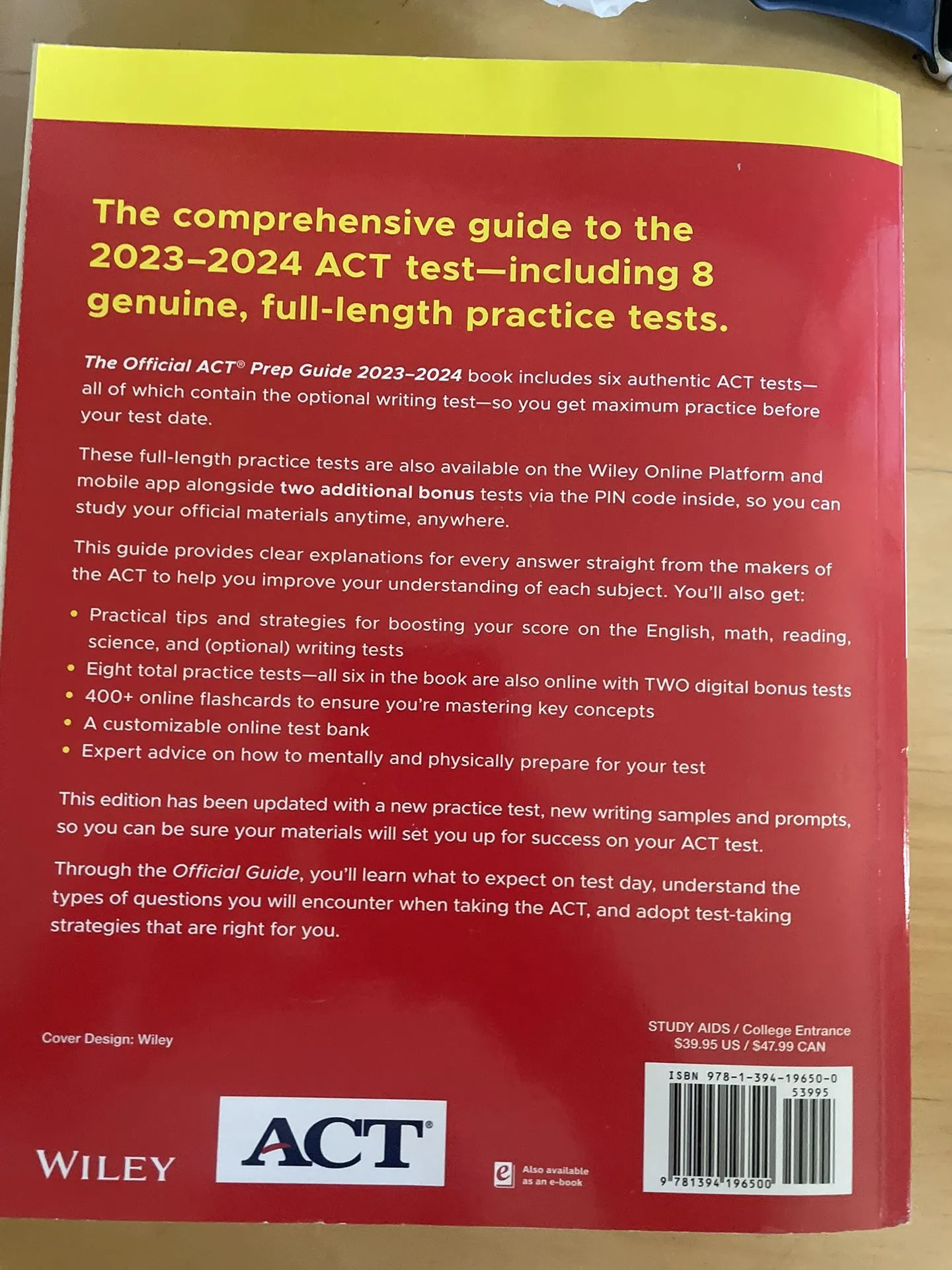 Official ACT Study book